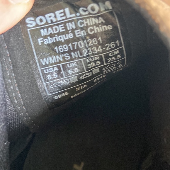 Sorel Joan of Arctic Lea Wedge Ankle Boot Womens 8.5 Snow Winter Outdoors Bootie - Picture 8 of 8